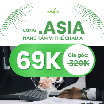 HOT! Tên miền .ASIA chỉ còn 69K