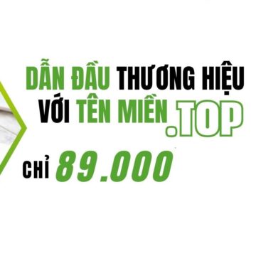 Tên miền .TOP giảm sốc chỉ còn 89K