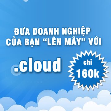“Lên mây” với tên miền .cloud