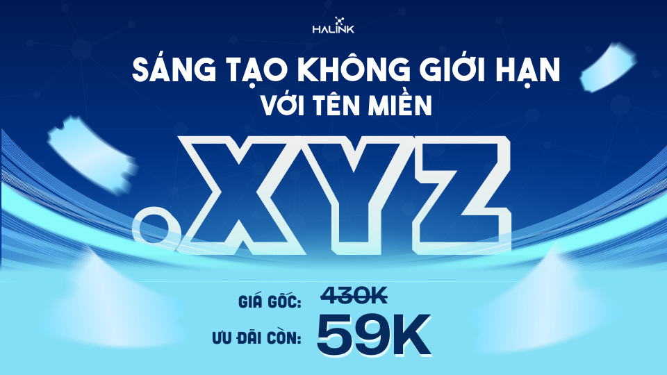 SÁNG TẠO KHÔNG GIỚI HẠN VỚI TÊN MIỀN .XYZ