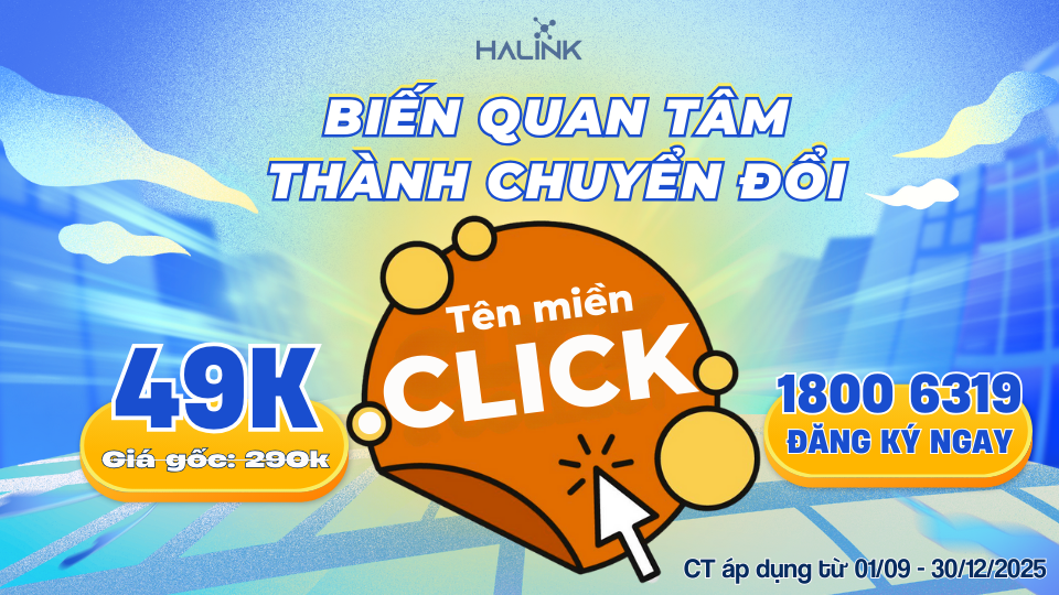 Ưu đãi tên miền .click