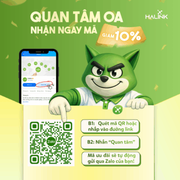 Quan tâm Zalo Halink – Nhận ngay ưu đãi